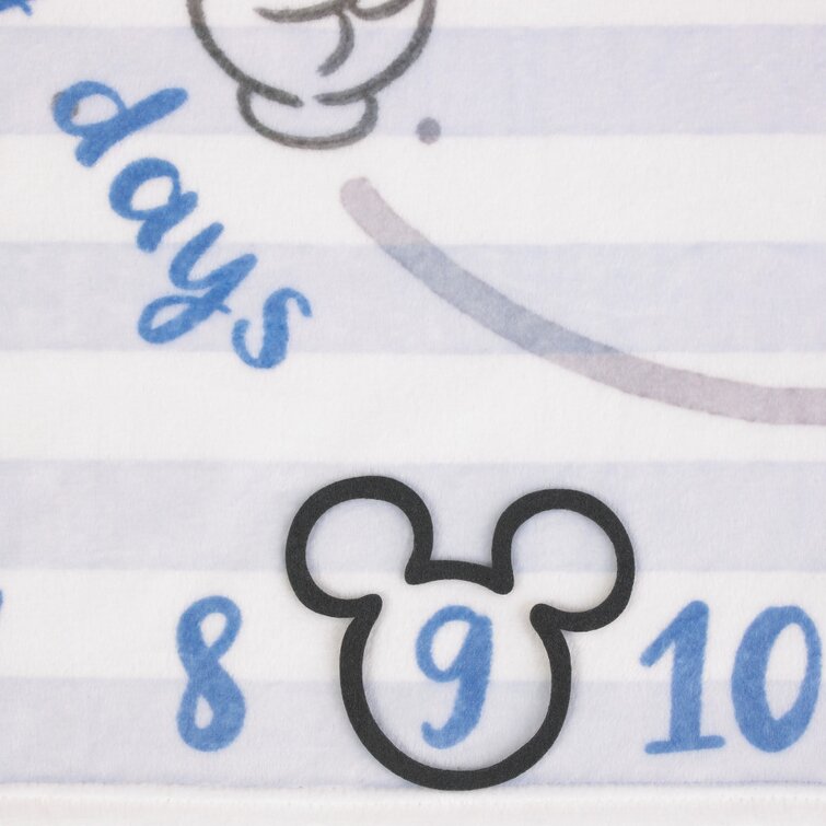 Mickey mouse milestone sales blanket